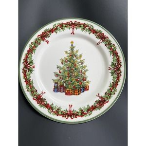 Traditions Holiday Celebrations By Christopher Radko Christmas Tree Dinner Plate